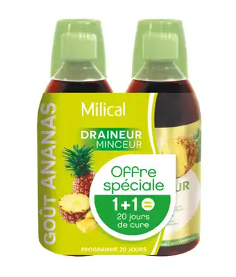 Carrefour MILICAL Draineur Minceur Ultra - lot de 2 offre