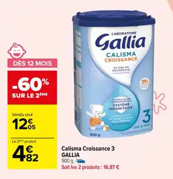 Carrefour Market Calisma Croissance 3 GALLIA offre