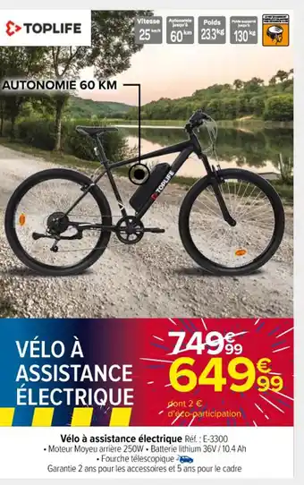 Carrefour Market Vélo à assistance électrique offre