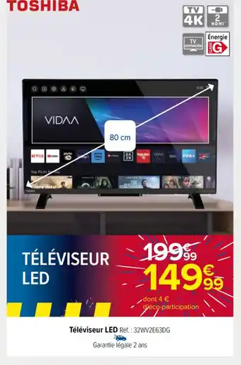 Carrefour Market Téléviseur LED offre