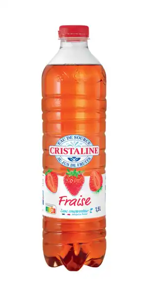 Carrefour Market CRISTALINE Eau de source aromatisée offre