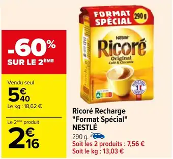 Carrefour Ricoré Recharge "Format Spécial" NESTLÉ offre