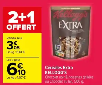 Carrefour Céréales Extra KELLOGG'S offre
