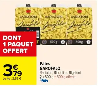 Carrefour Pâtes GAROFALO offre