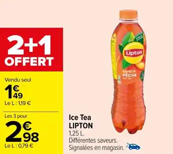 Carrefour Ice Tea LIPTON offre