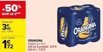 Carrefour ORANGINA offre