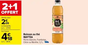 Carrefour Boisson au thé MAYTEA offre