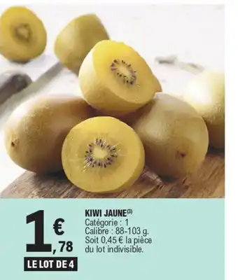 E.Leclerc KIWI JAUNE offre