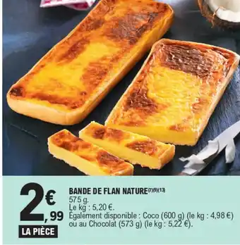E.Leclerc BANDE DE FLAN NATURE offre