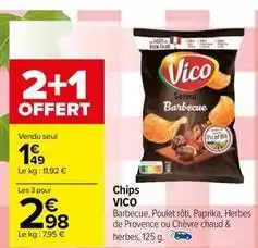 Carrefour Drive Vico - chips offre