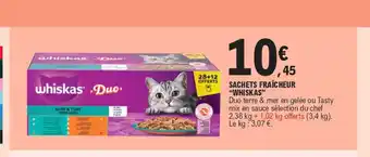 E.Leclerc SACHETS FRAÎCHEUR "WHISKAS" offre