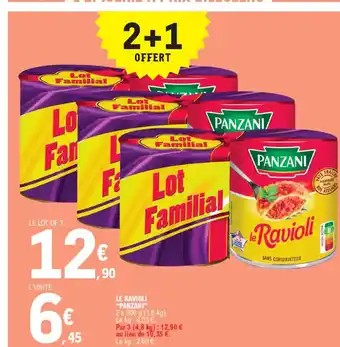 E.Leclerc LE RAVIOLI "PANZANI" offre