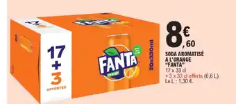 E.Leclerc SODA AROMATISÉ A L'ORANGE "FANTA" offre