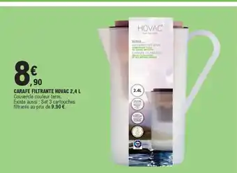 E.Leclerc CARAFE FILTRANTE HOVAC 2, offre