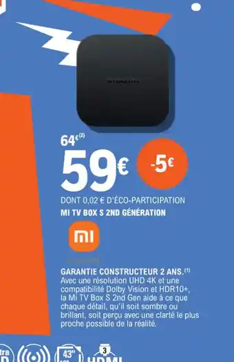 E.Leclerc GARANTIE CONSTRUCTEUR 2 ANS. offre