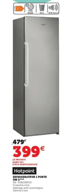 Super U Refrigerateur 1 Porte 366L offre