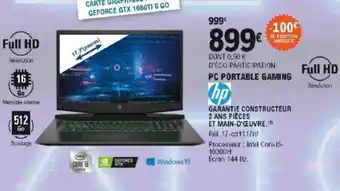 E.Leclerc PC Portable Gaming Hp offre