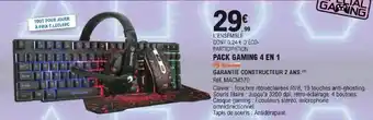 E.Leclerc Pack Gaming 4 en1 offre