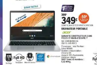E.Leclerc Ordinateur Portable Acer offre