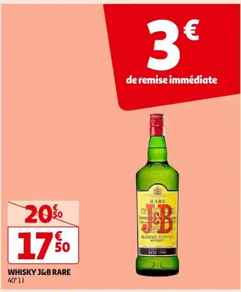 Auchan Supermarché J&B RARE WHISKY offre