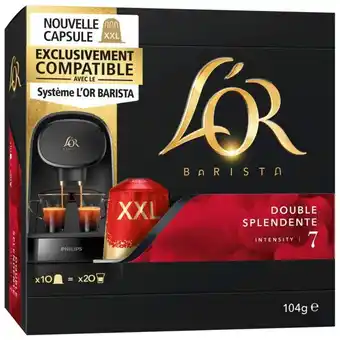 Auchan Café Capsules Double Splendente L'or Barista offre