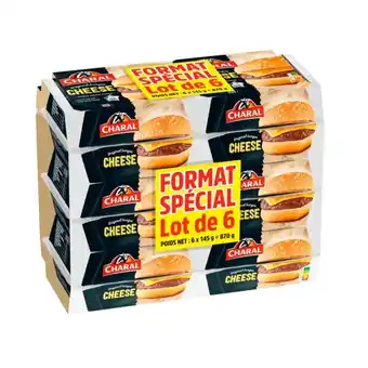 Auchan Cheeseburgers Charal offre