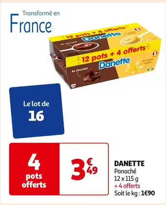 Auchan Supermarché Danone DANETTE offre