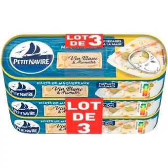 Auchan Filets De Maquereaux Vin Blanc Aromates Petit Navire offre