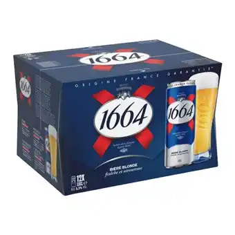 Auchan Bière Blonde 1664 offre