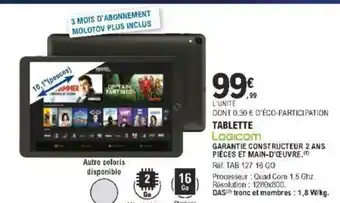 E.Leclerc Tablette offre