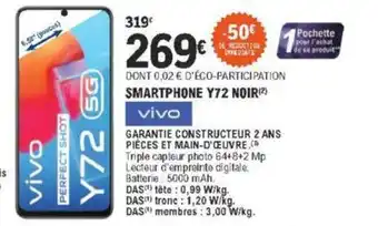 E.Leclerc Smartphone constructeur 2 ans pièces et main-d'œuvre offre