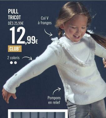 Pull tricot