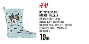 Orchestra H&m bottes de pluie minnie offre