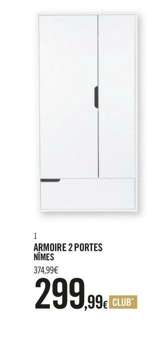 Orchestra Armoire 2 portes nîmes offre