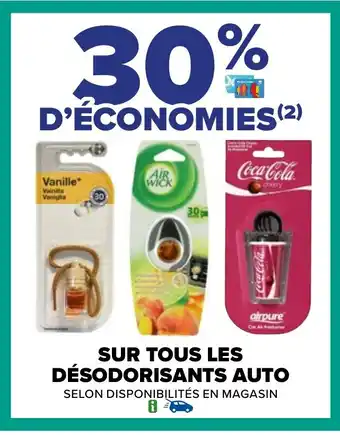 Carrefour SUR TOUS LES DÉSODORISANTS AUTO offre
