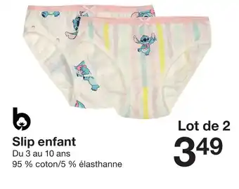Zeeman Slip enfant offre
