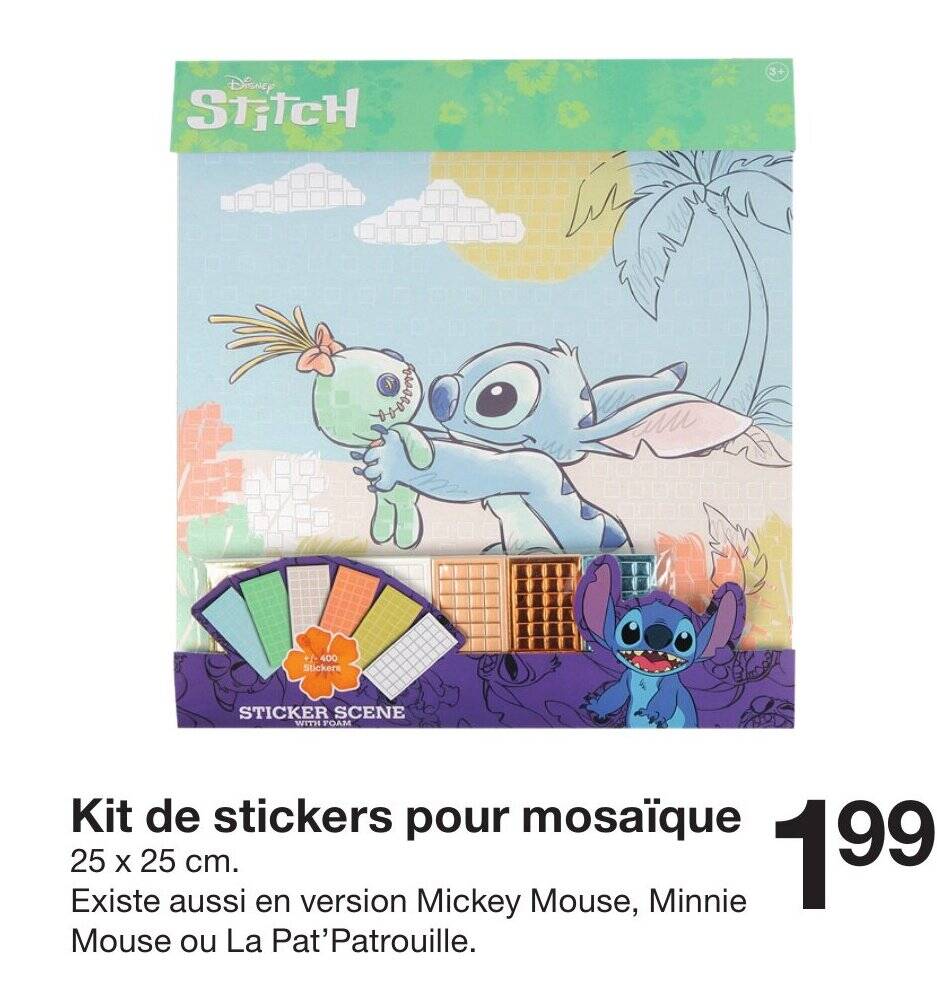 Promo Kit de stickers pour mosaïque chez Zeeman