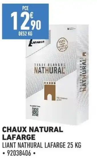 Brico Cash CHAUX NATURAL LAFARGE offre