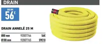 Brico Cash DRAIN ANNELÉ 25 M offre