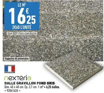 Brico Cash DALLE GRAVILLON FOND GRIS offre