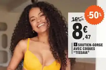 SOUTIEN-GORGE AVEC COQUES "TISSAIA"