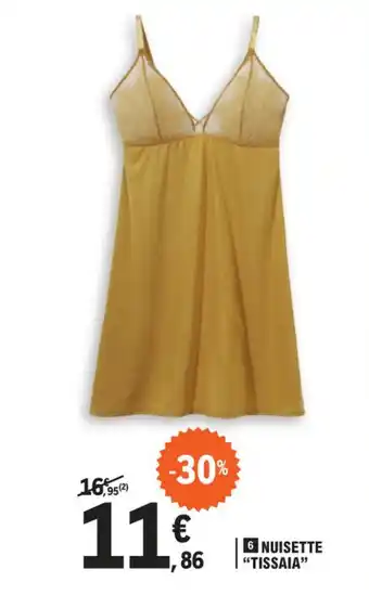 E.Leclerc NUISETTE "TISSAIA" offre
