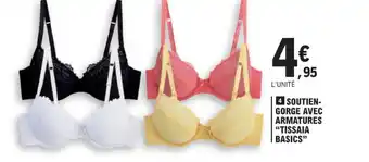 E.Leclerc SOUTIEN- GORGE AVEC ARMATURES "TISSAIA BASICS" offre