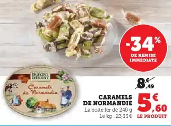 Super U CARAMELS DE NORMANDIE offre