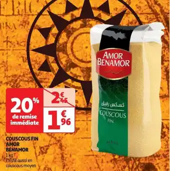 Auchan COUSCOUS FIN AMOR BENAMOR offre