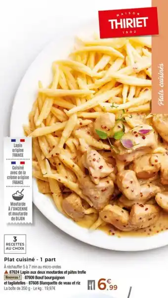 Thiriet Plat cuisiné offre