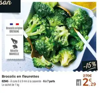 Thiriet Brocolis en fleurettes offre