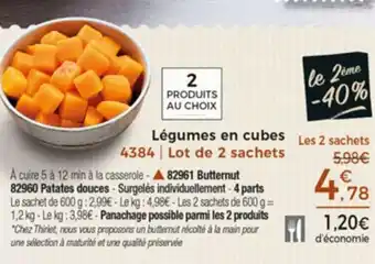 Thiriet Légumes en cubes offre