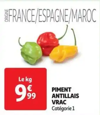 Auchan PIMENT ANTILLAIS VRAC offre