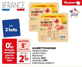 Auchan ALLUMETTES AUCHAN offre